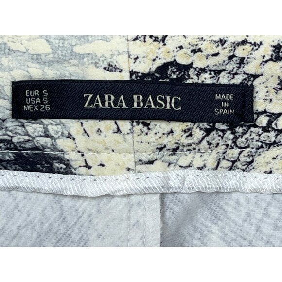 Zara Basic Womens Snake Print Skinny Pants Size S - New - Picture 5 of 9